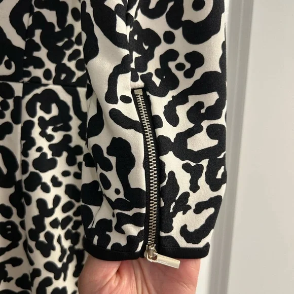 Ann Taylor 3/4 Length Sleeve Animal Print Dress Size 12 - Picture 8 of 14